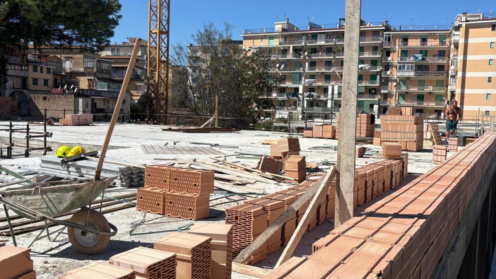 Lavorazioni reali in un cantiere di Gruppo Capasso